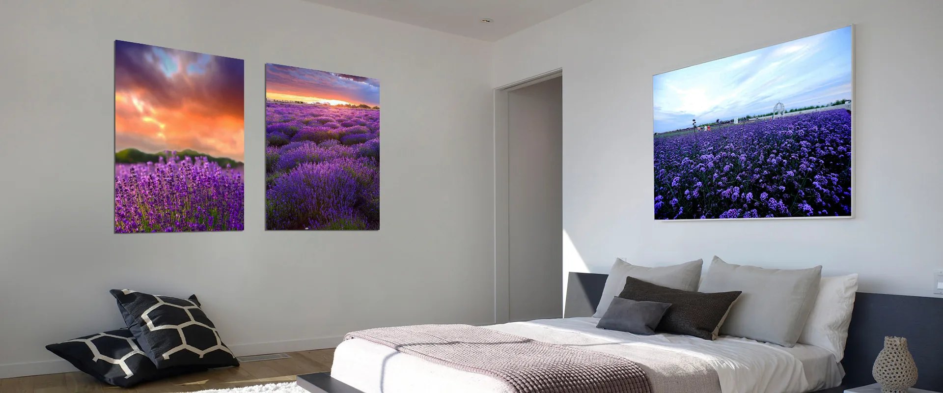 Home theater wall with acoustic wall carpet