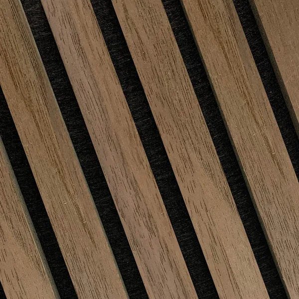 PET slat panel slat and groove detail